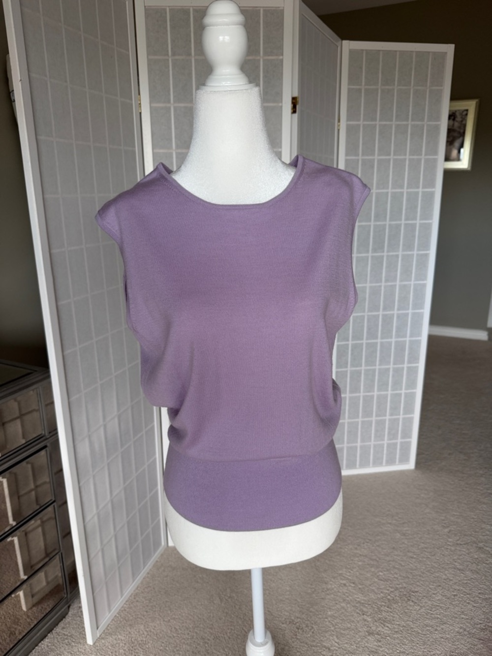 Banana Republic Factory 100% Merino Wool Sweater soft lavender
